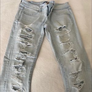 super low rise jeans AEO 💙